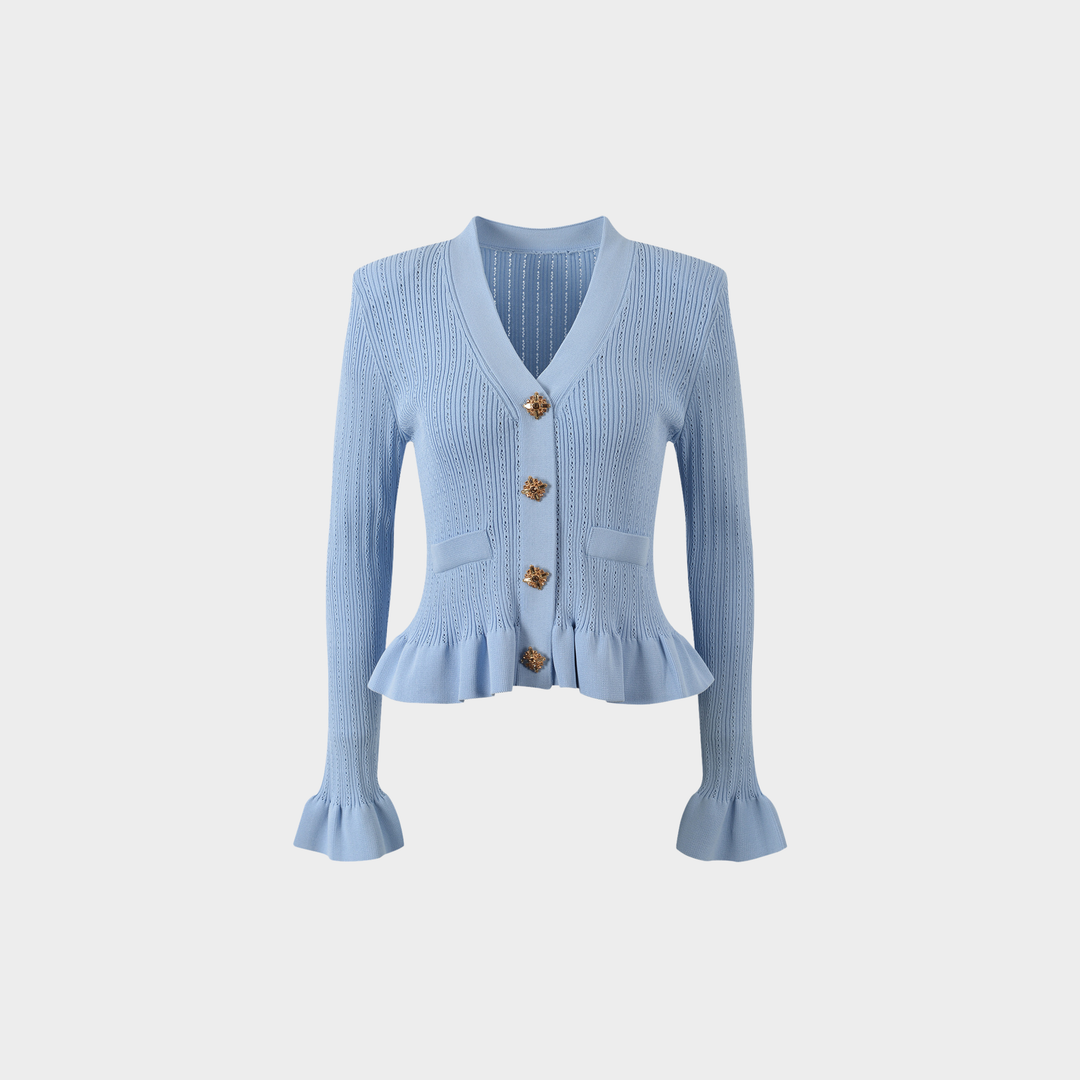 Ivory Charm Ruffle Top