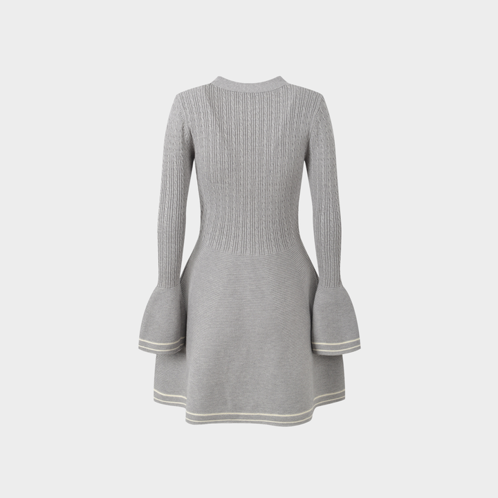 Cozy Flare Wool mini Dress