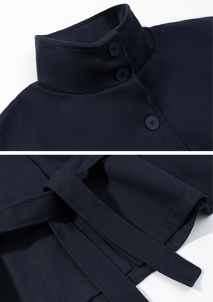 Celeste Belted Cape Coat