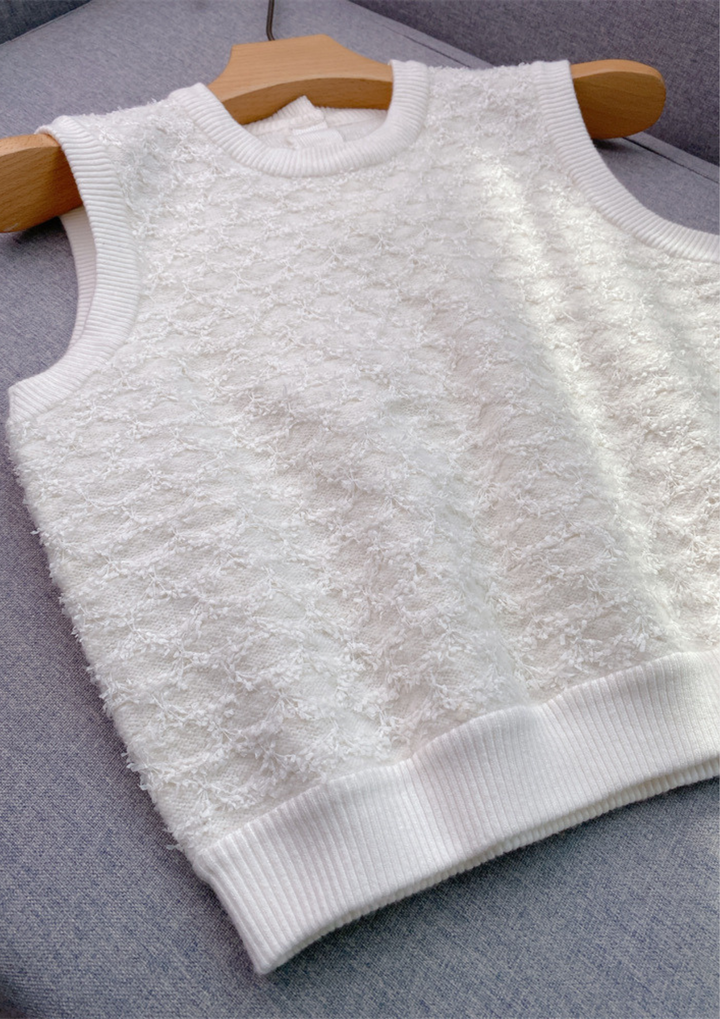 Snowbelle Feather Wool Knit Elegant Set