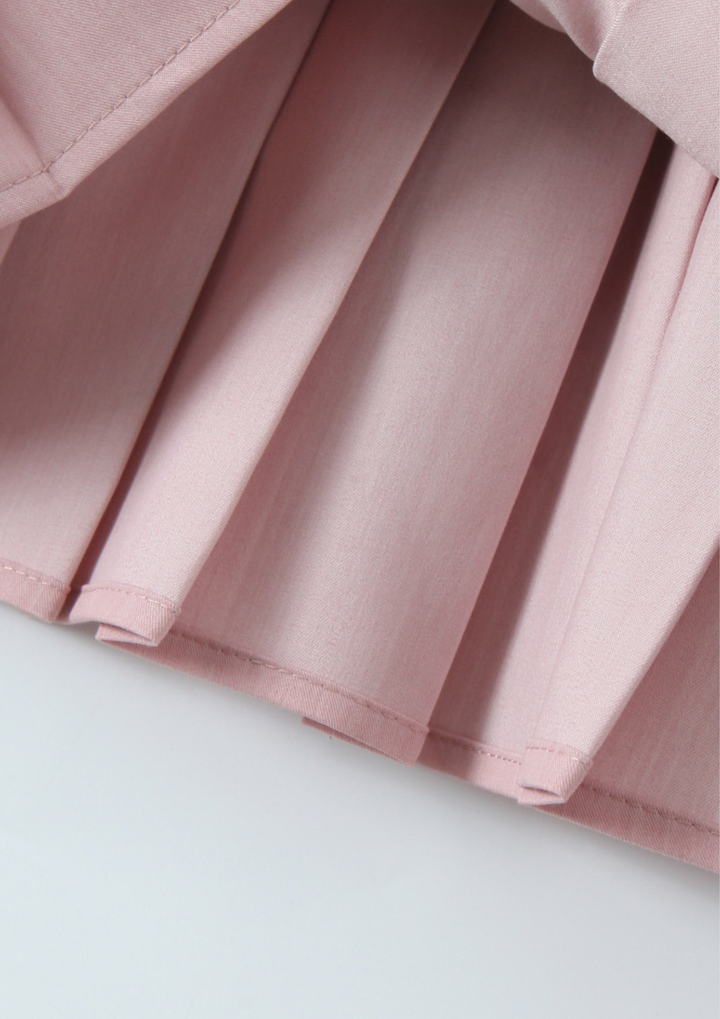 Rosa Pleated Halter Mini Dress