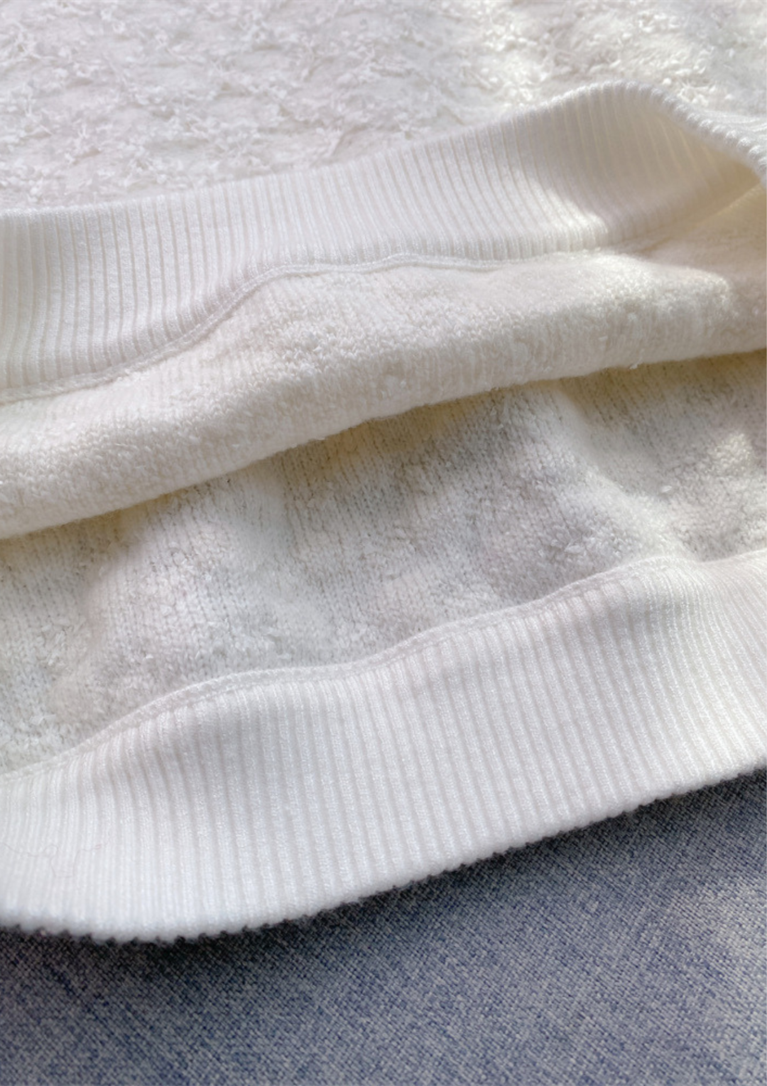 Snowbelle Feather Wool Knit Elegant Set