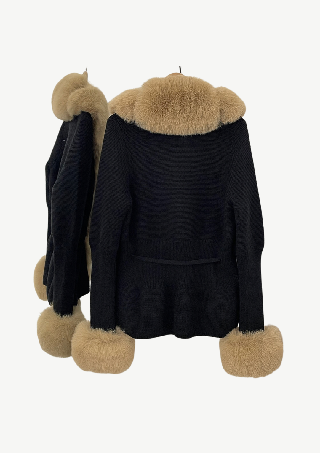 Jane Luxe Fur Knit Coat