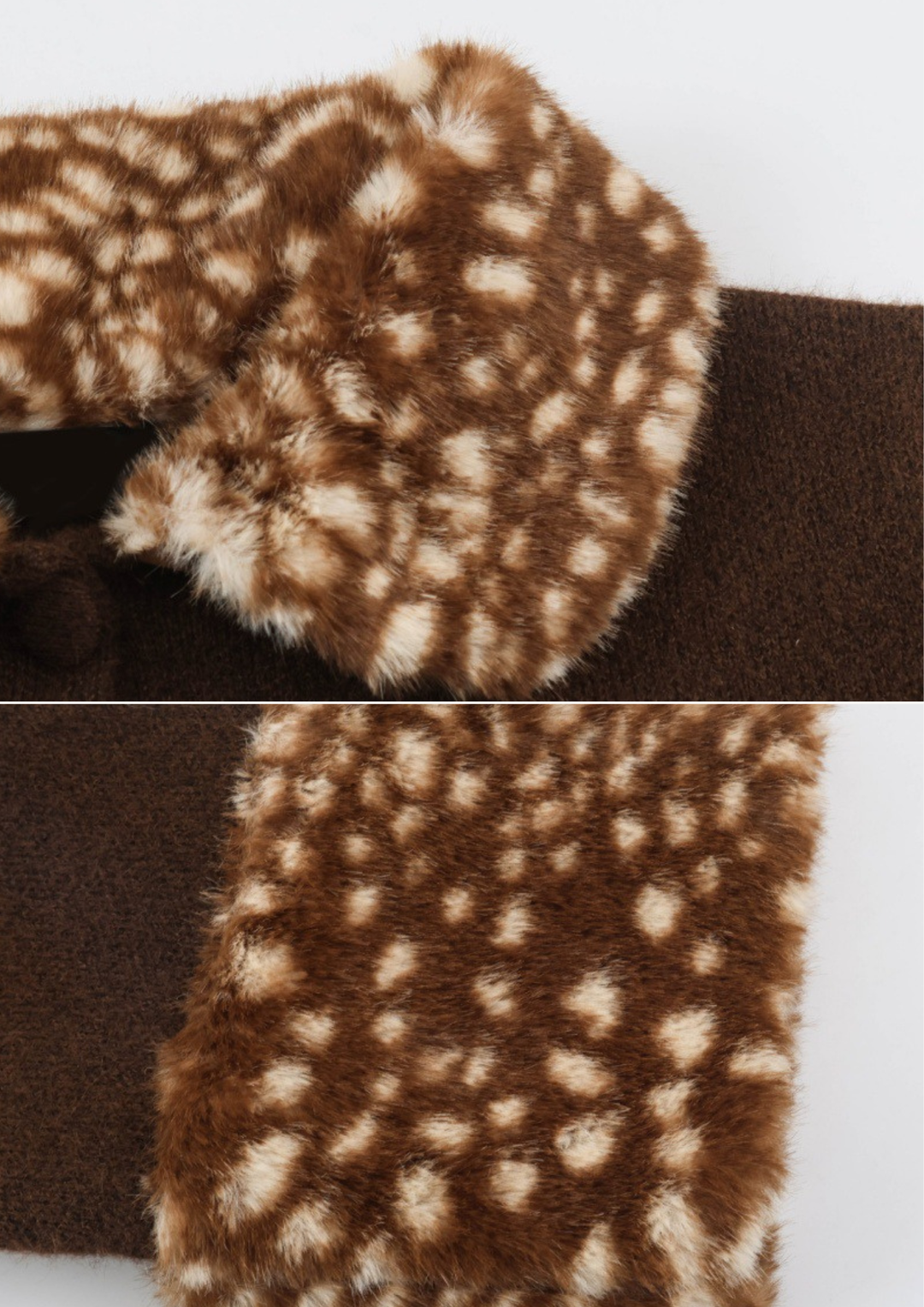 Celine Deer Print Fur Jacket Top