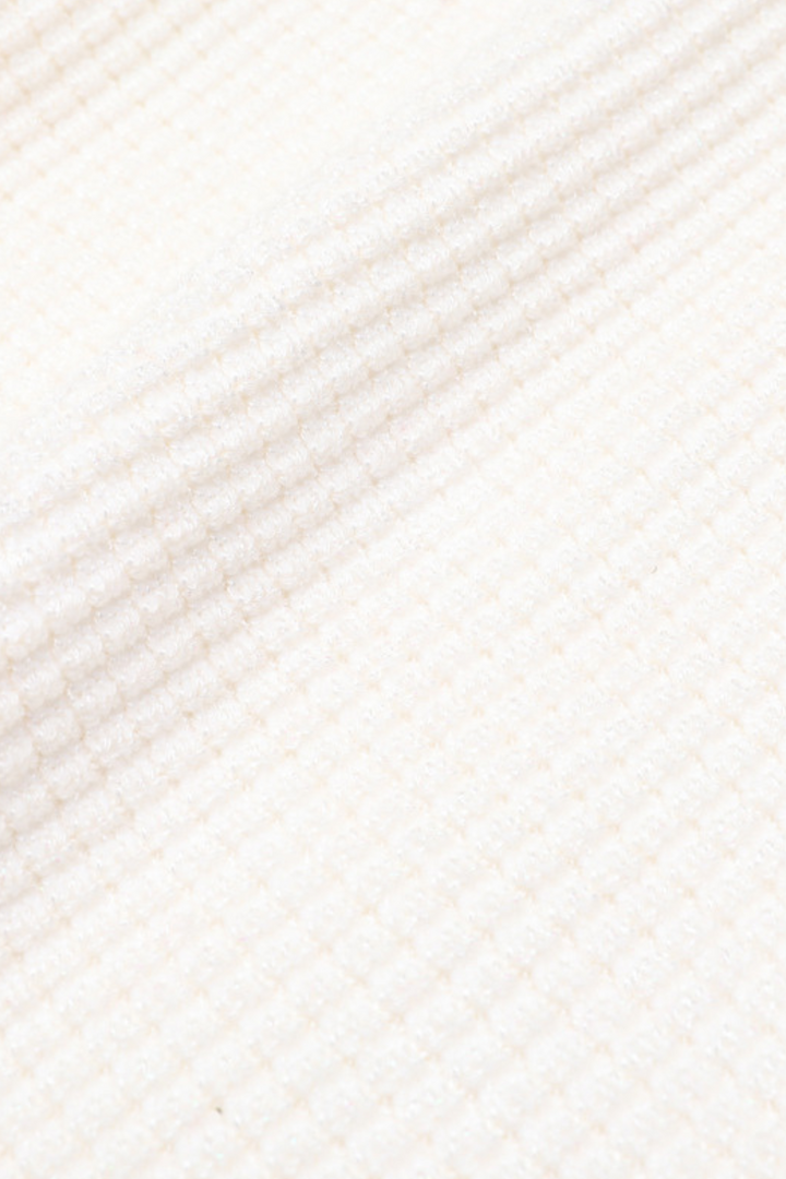 Opulent Pearl Trim Viscose Knit Flare Elegance Maxi Dress