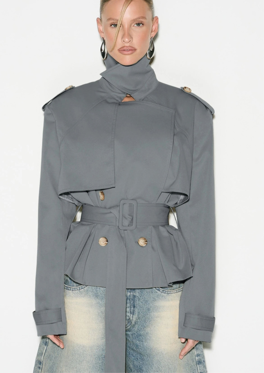 Valentina Belted Trench Jacket