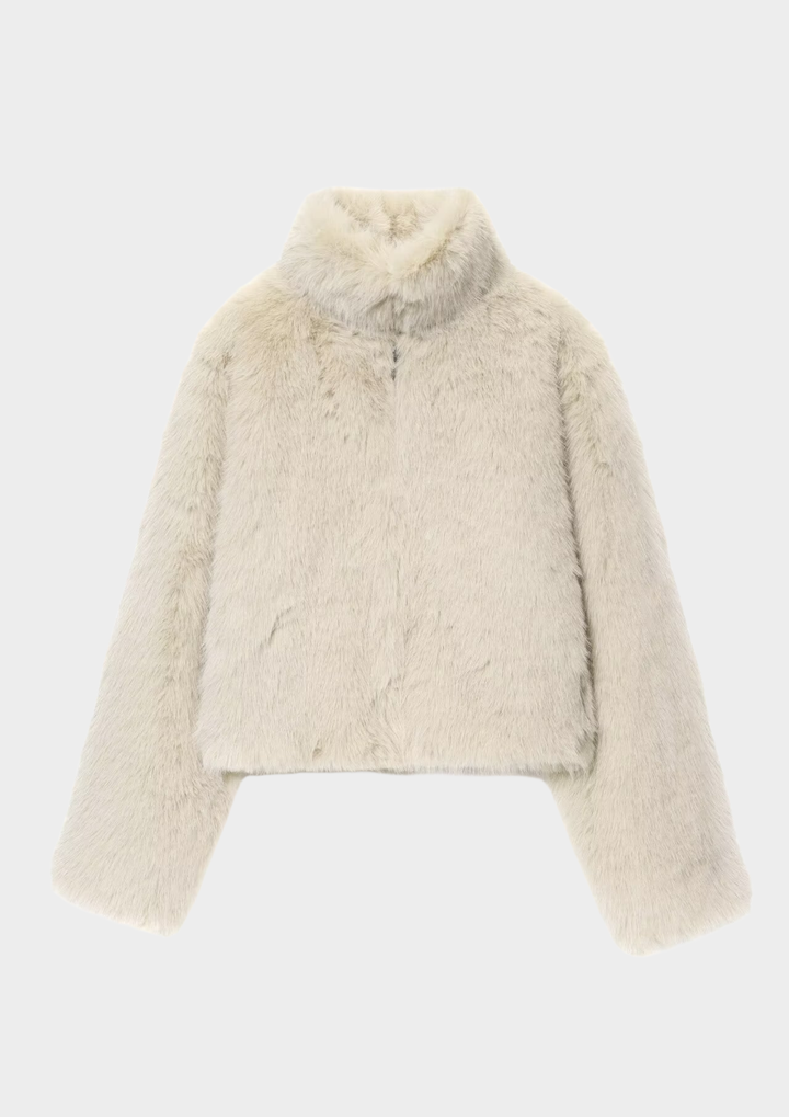Short Faux Fur Jacket