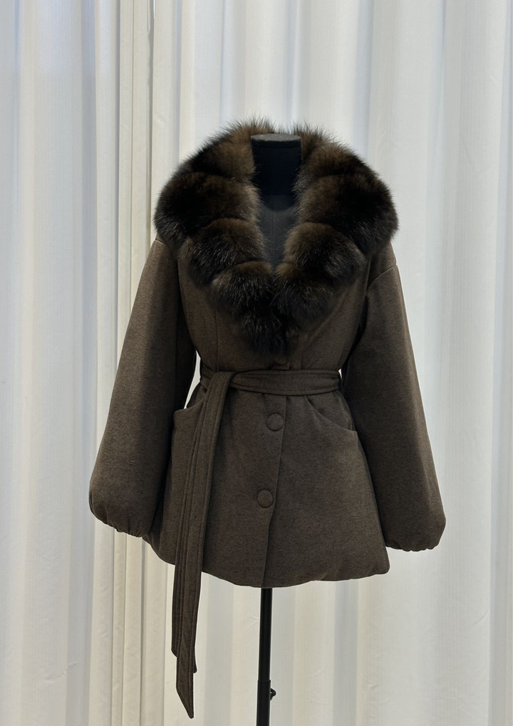 Goose down Luxe Fur  Jacket