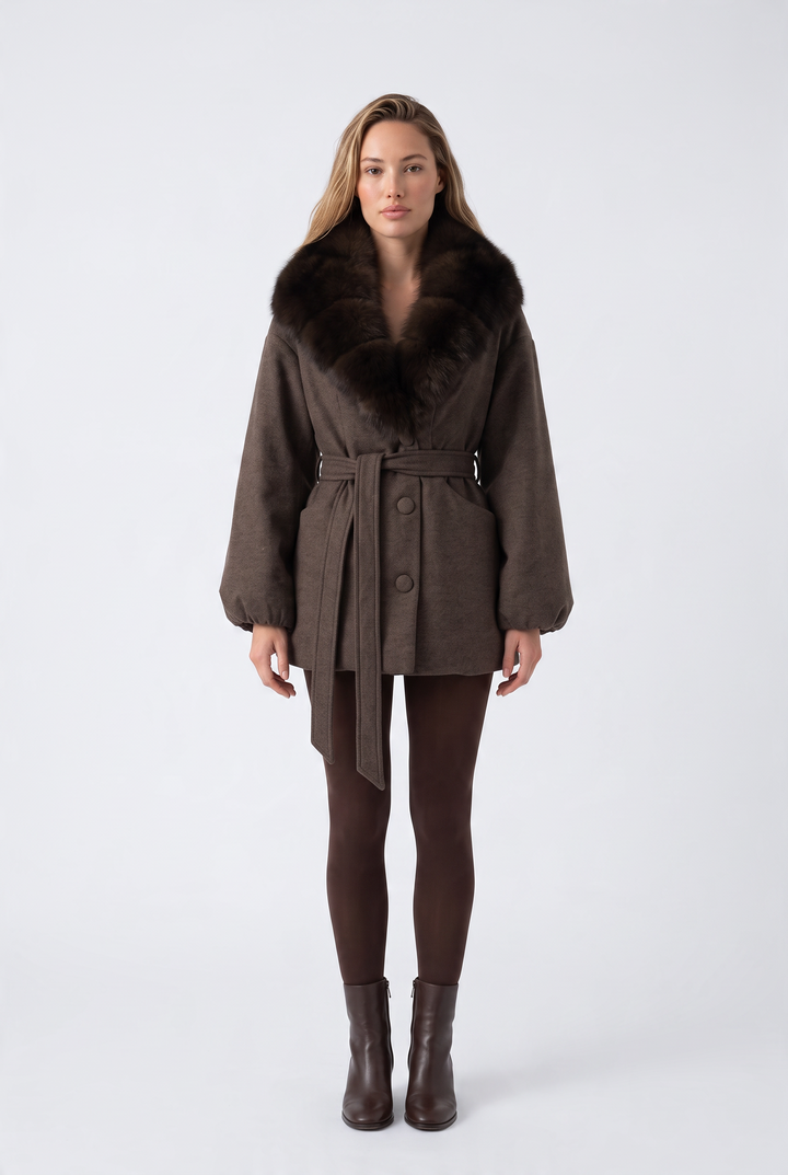 Goose down Luxe Fur  Jacket