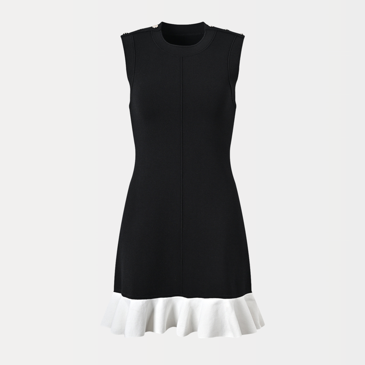 Monochrome Flair Dress