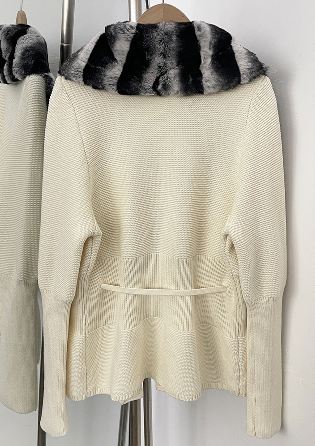 The Chinchilla Collar Cardigan Coat