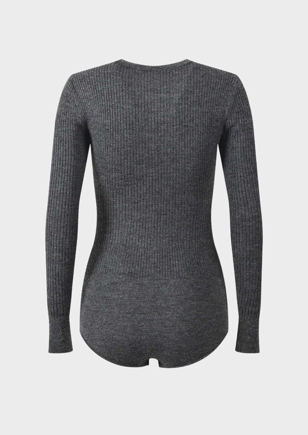 Mirelle Ribbed Button Front Knit Bodysuit