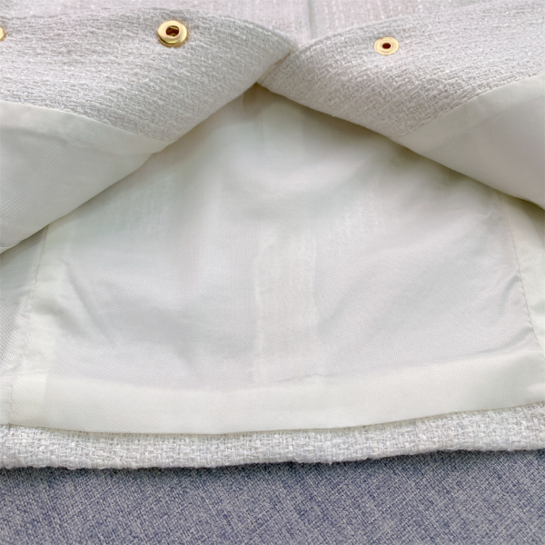 Iris Ivory Tweed Sleeveless Vest Top