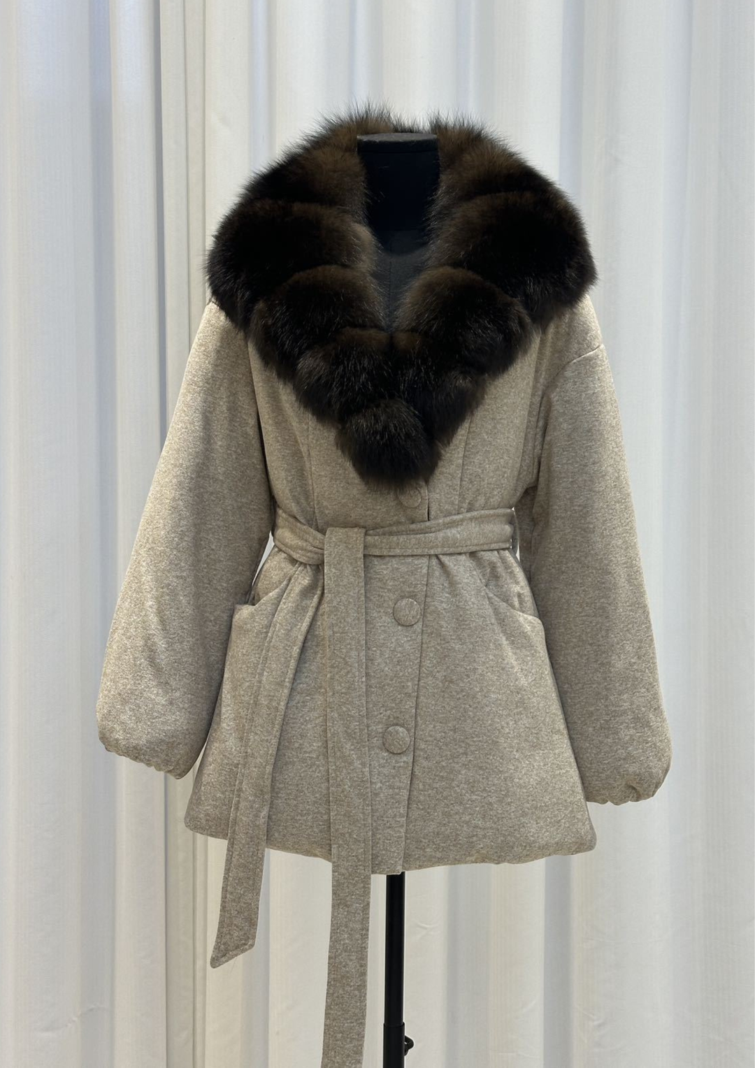 Goose down Luxe Fur  Jacket