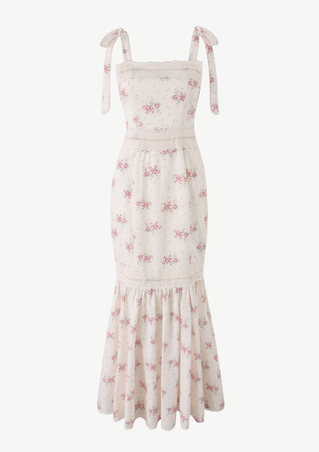 Rosalie Lace Tie Maxi Dress