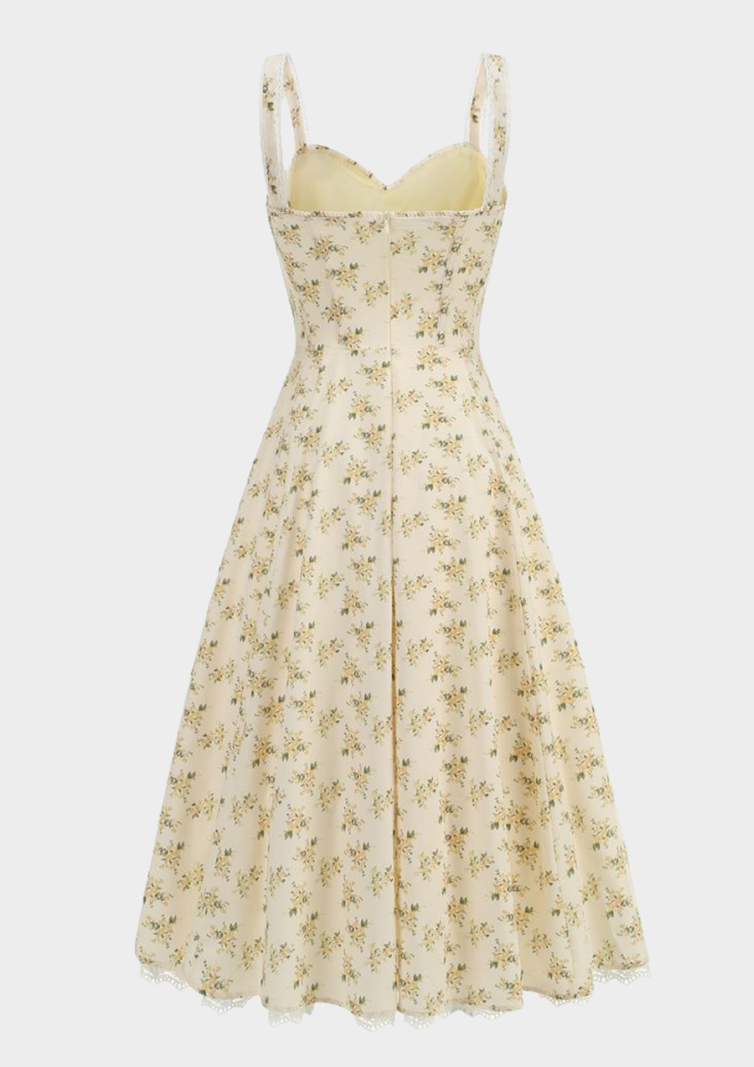Luna Bloom Floral Maxi Dress – Butter Yellow