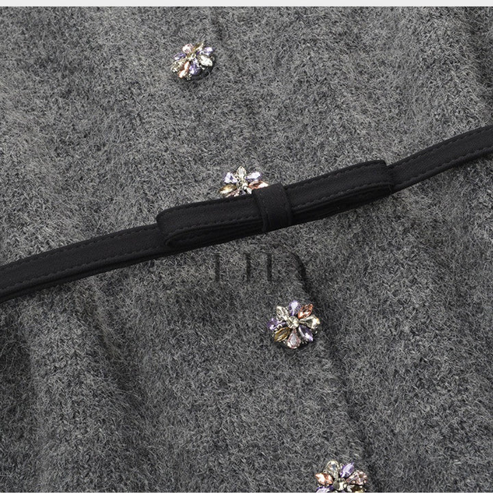 Laura Crystal Knit Cardigan Top