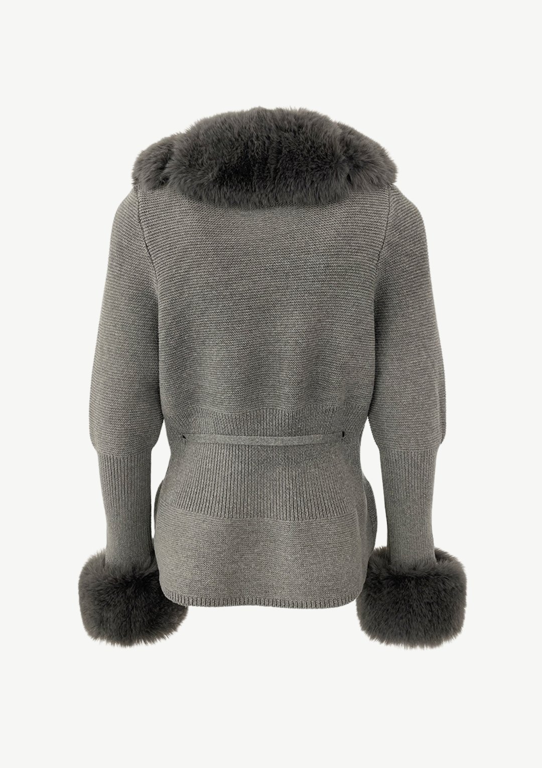 Jane Luxe Fur Knit Coat
