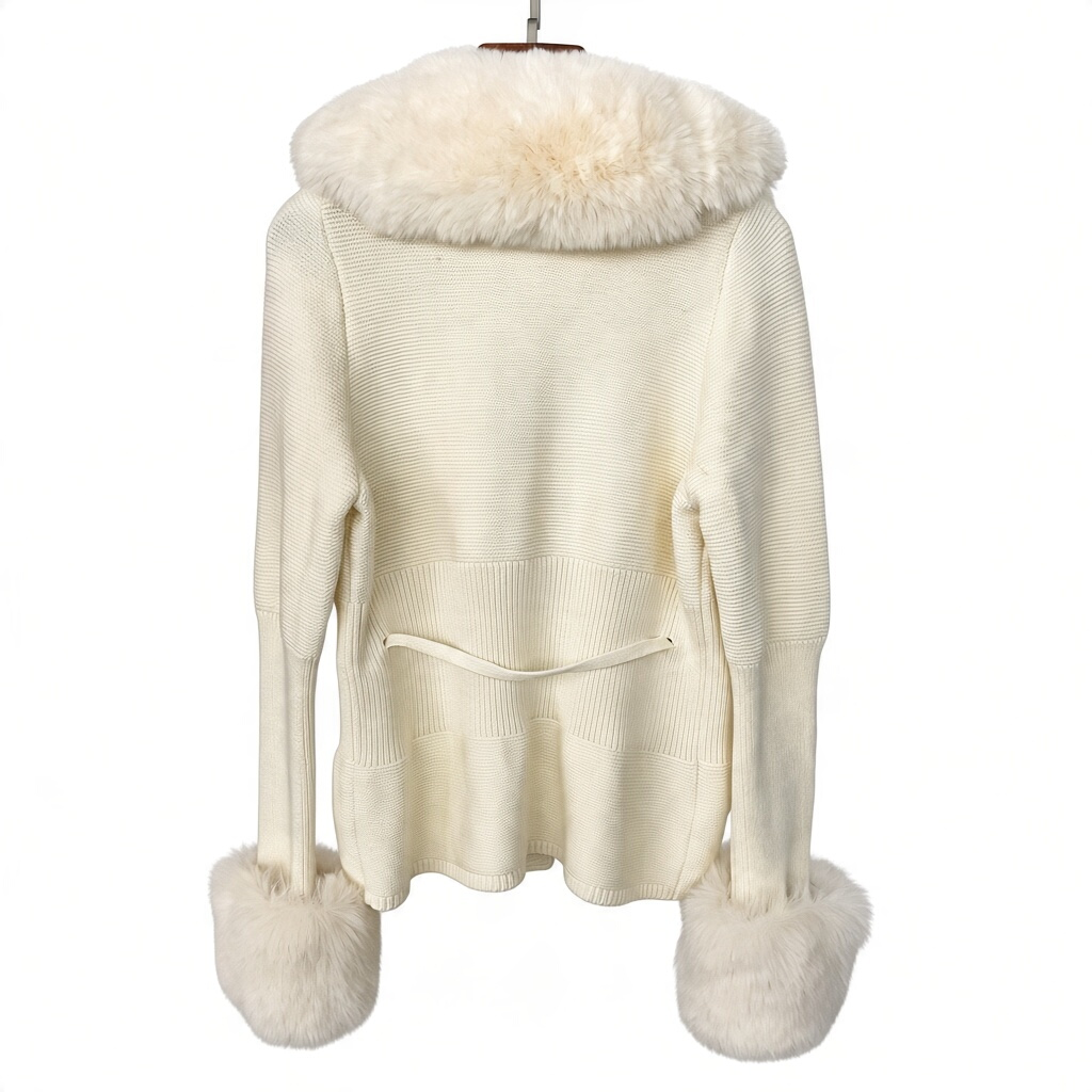 Jane Luxe Fur Knit Coat
