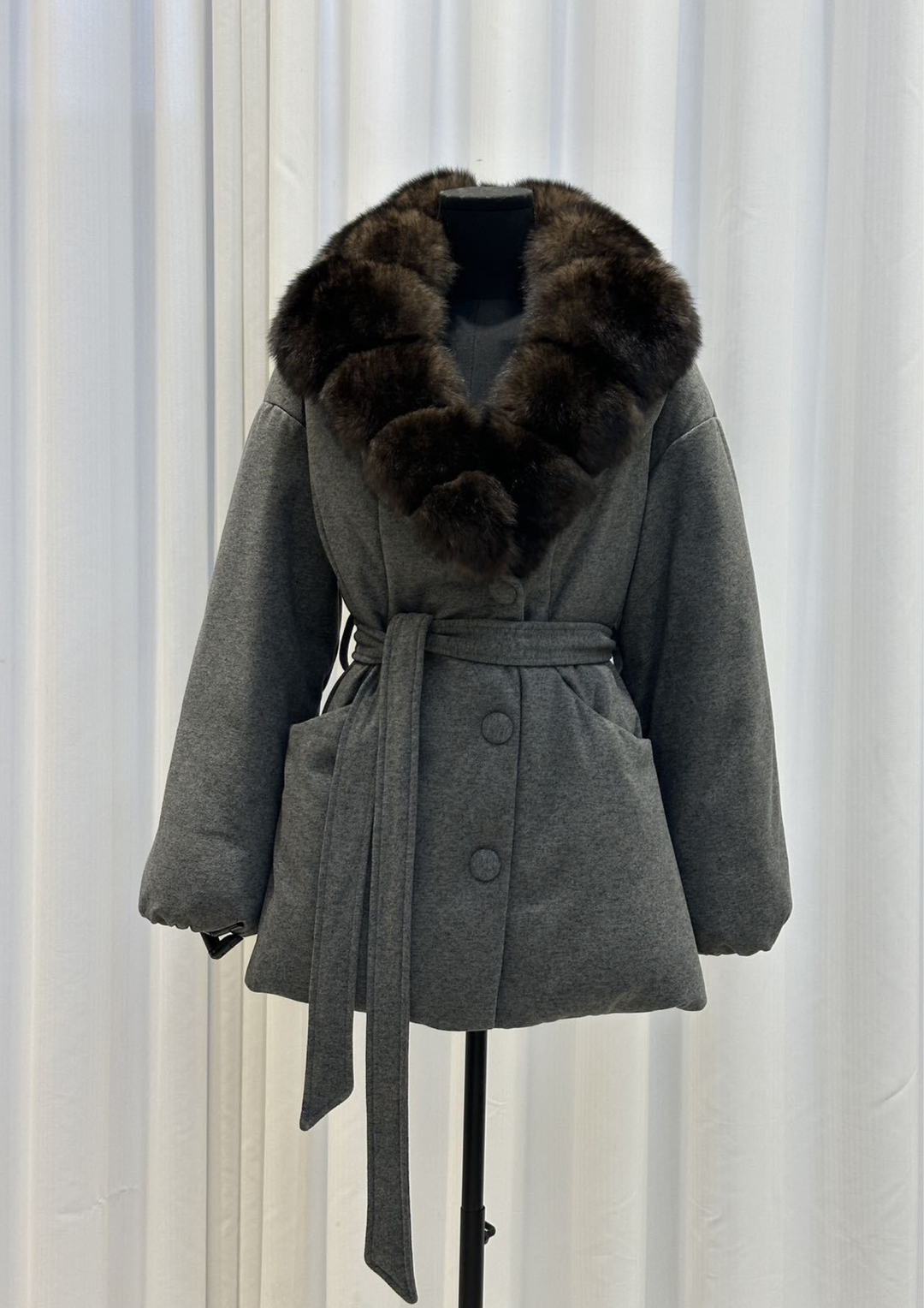 Goose down Luxe Fur  Jacket