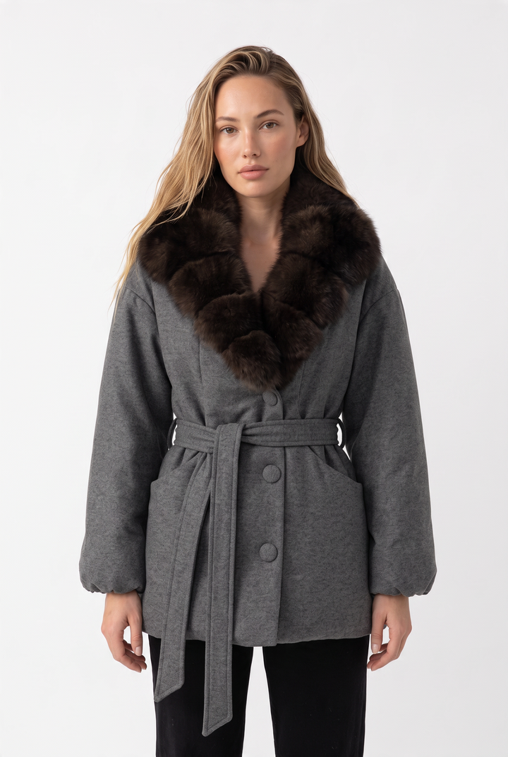 Goose down Luxe Fur  Jacket