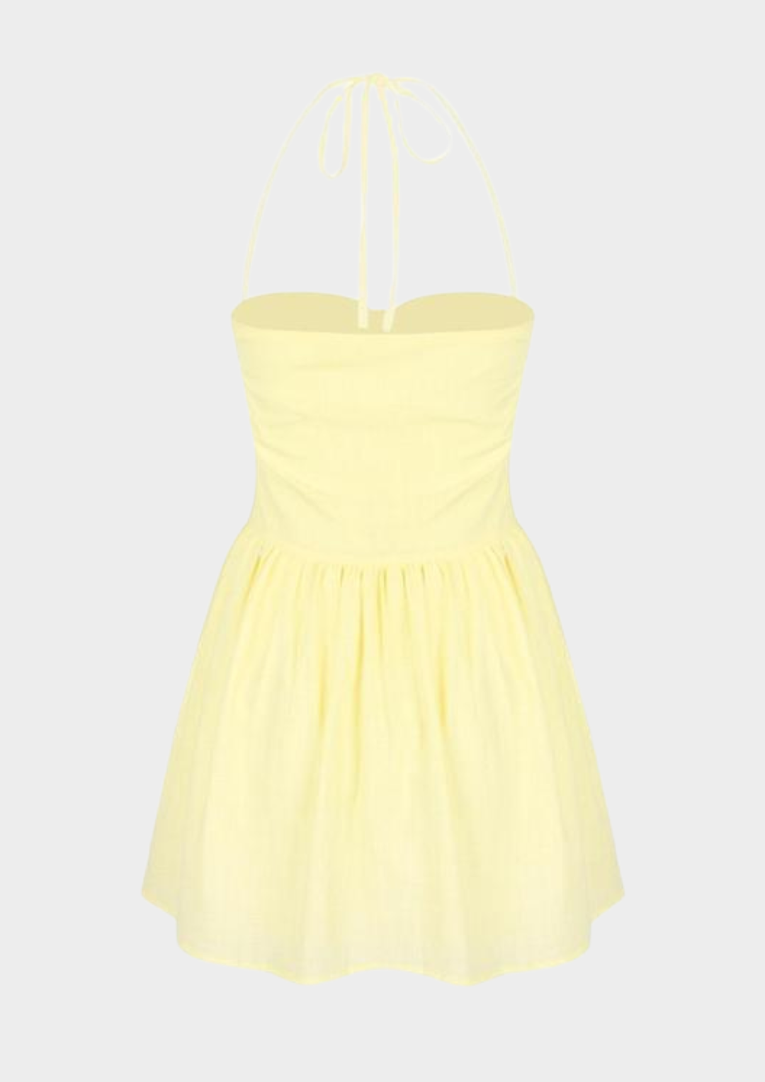 Lilia Halter Backless Mini Dress