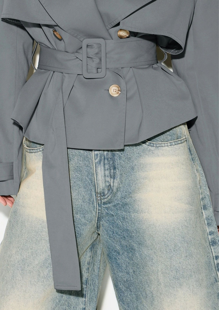 Valentina Belted Trench Jacket