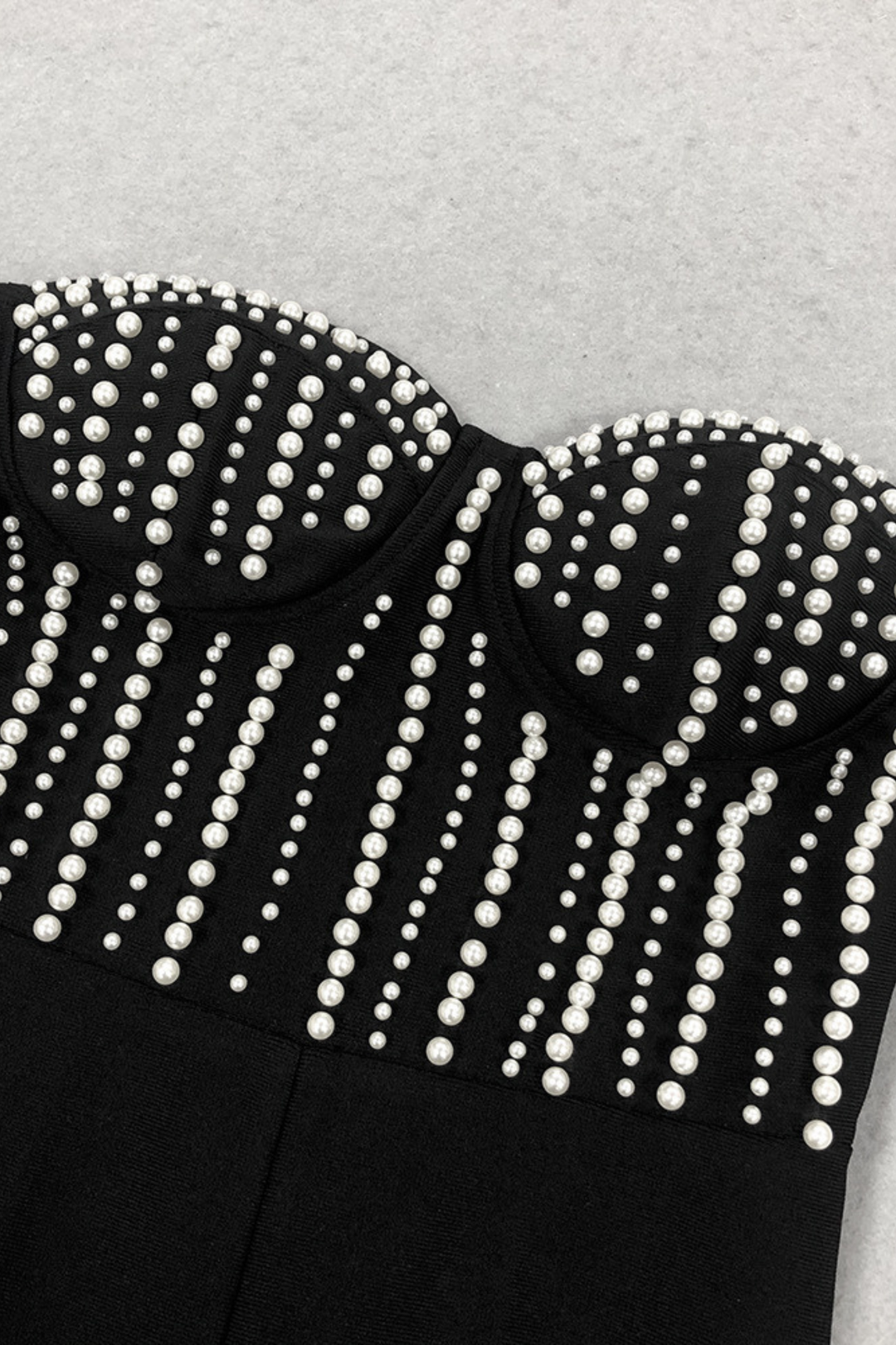 Milana Pearl Bustier Strapless Jumpsuit