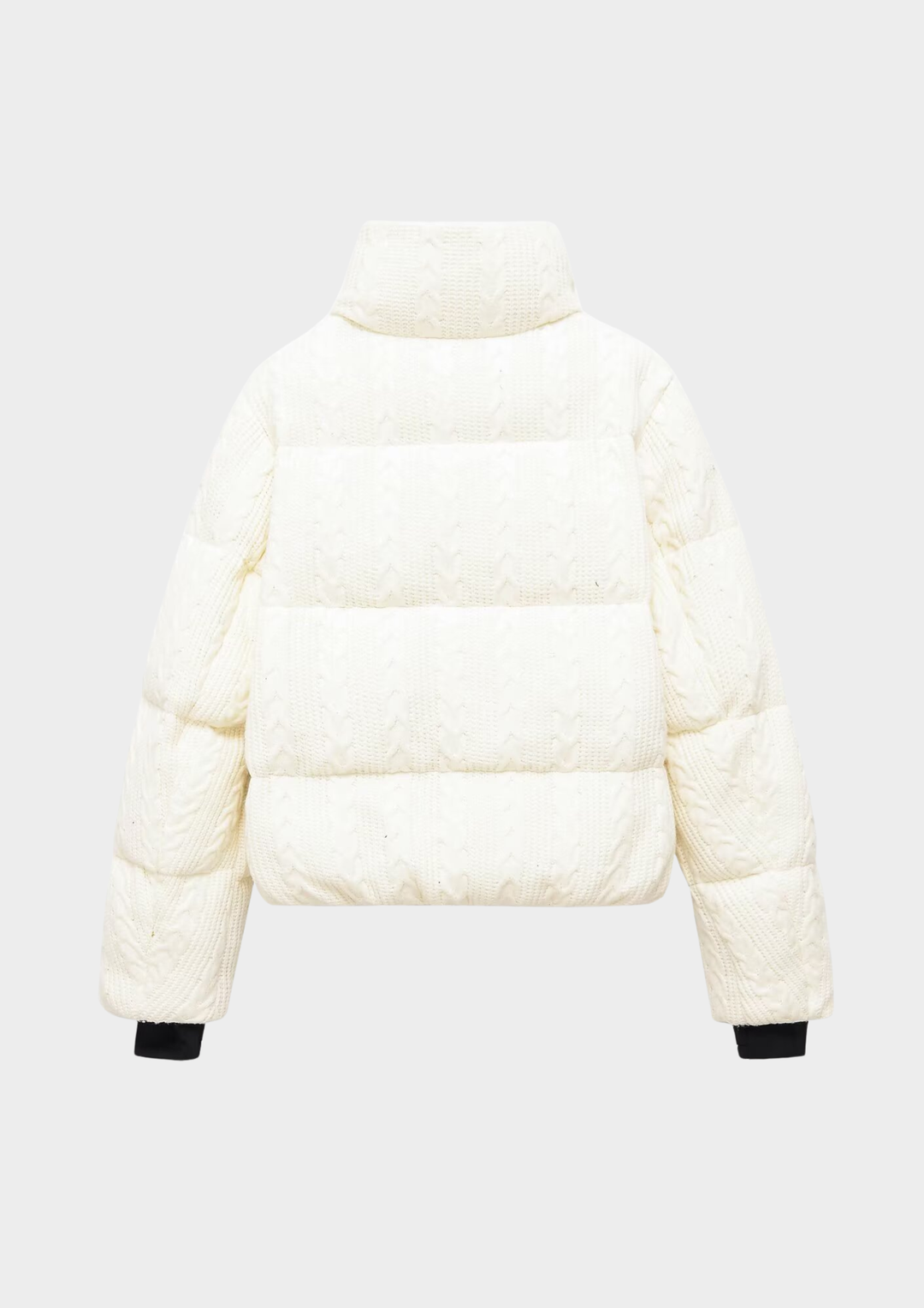 Collar Color Block Cotton Padded Jacket