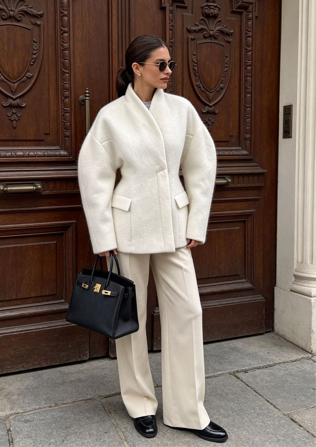 Elara Sculpted Wool Jacket