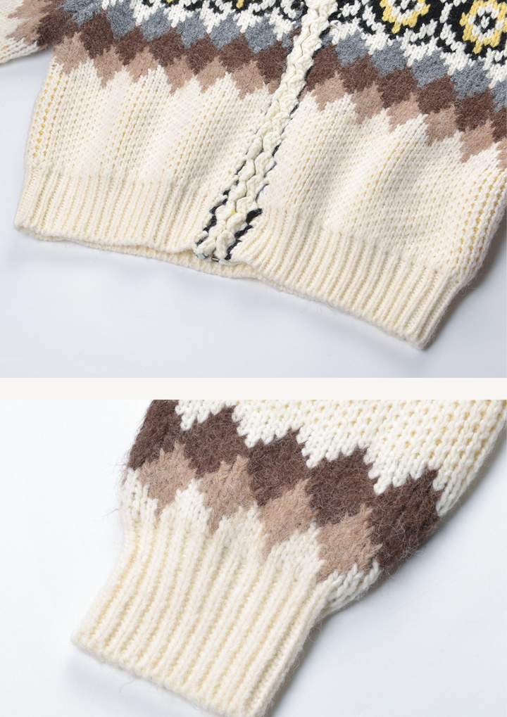 Isabelle Nordic Fair Isle Cardigan