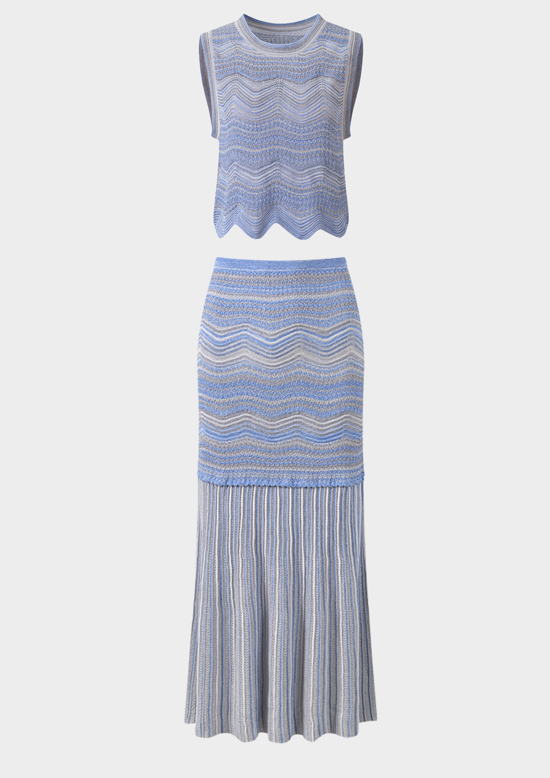 Sky Wave Knit Set