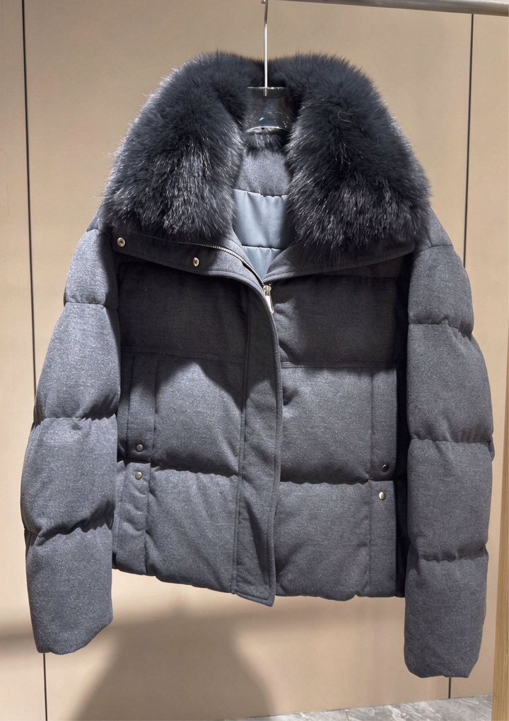 The Plush Collar Puffer Jacket