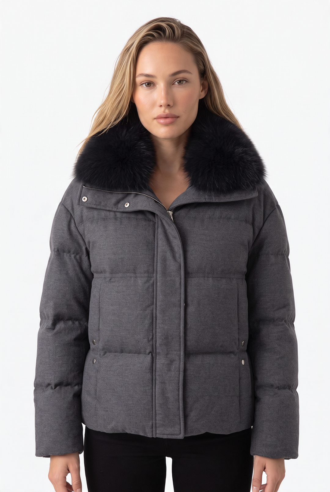 The Plush Collar Puffer Jacket