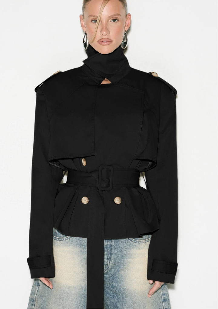 Valentina Belted Trench Jacket
