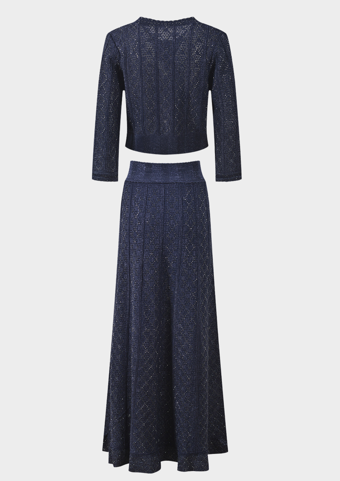 Midnight Shimmer Knit Two Piece Set