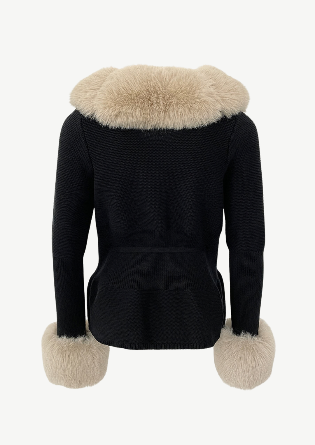Jane Luxe Fur Knit Coat