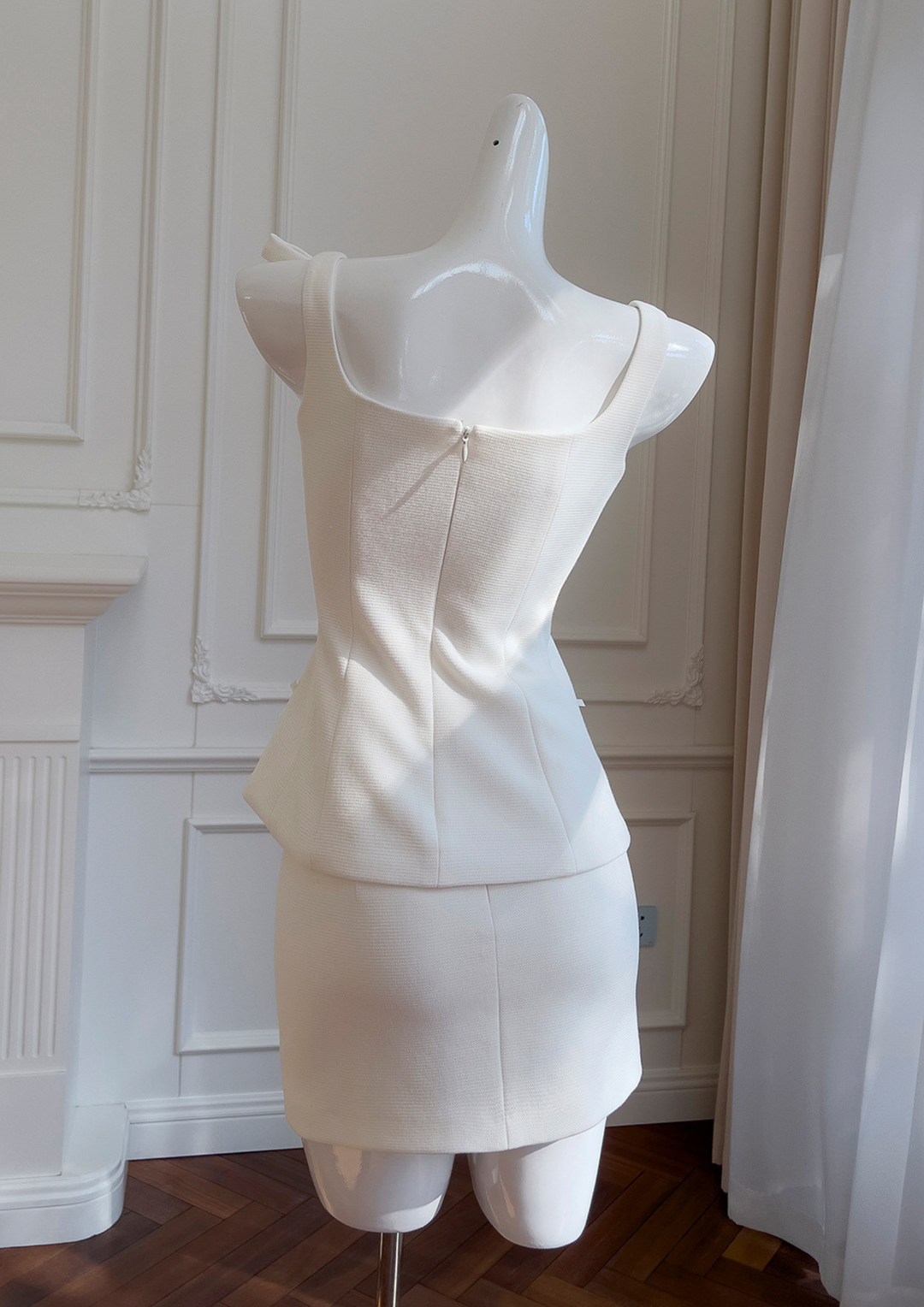 Ivory Bow Embellished Mini Set