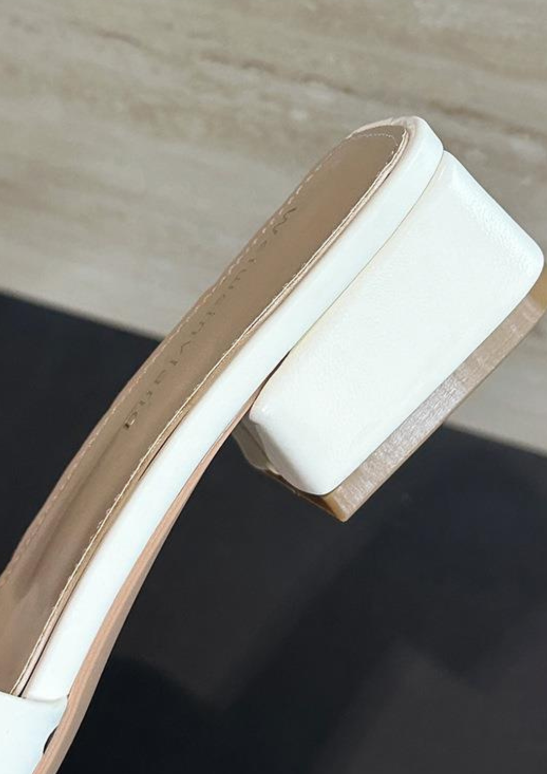 Pearl Bow Slide Sandals Heels