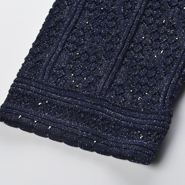 Midnight Shimmer Knit Two Piece Set