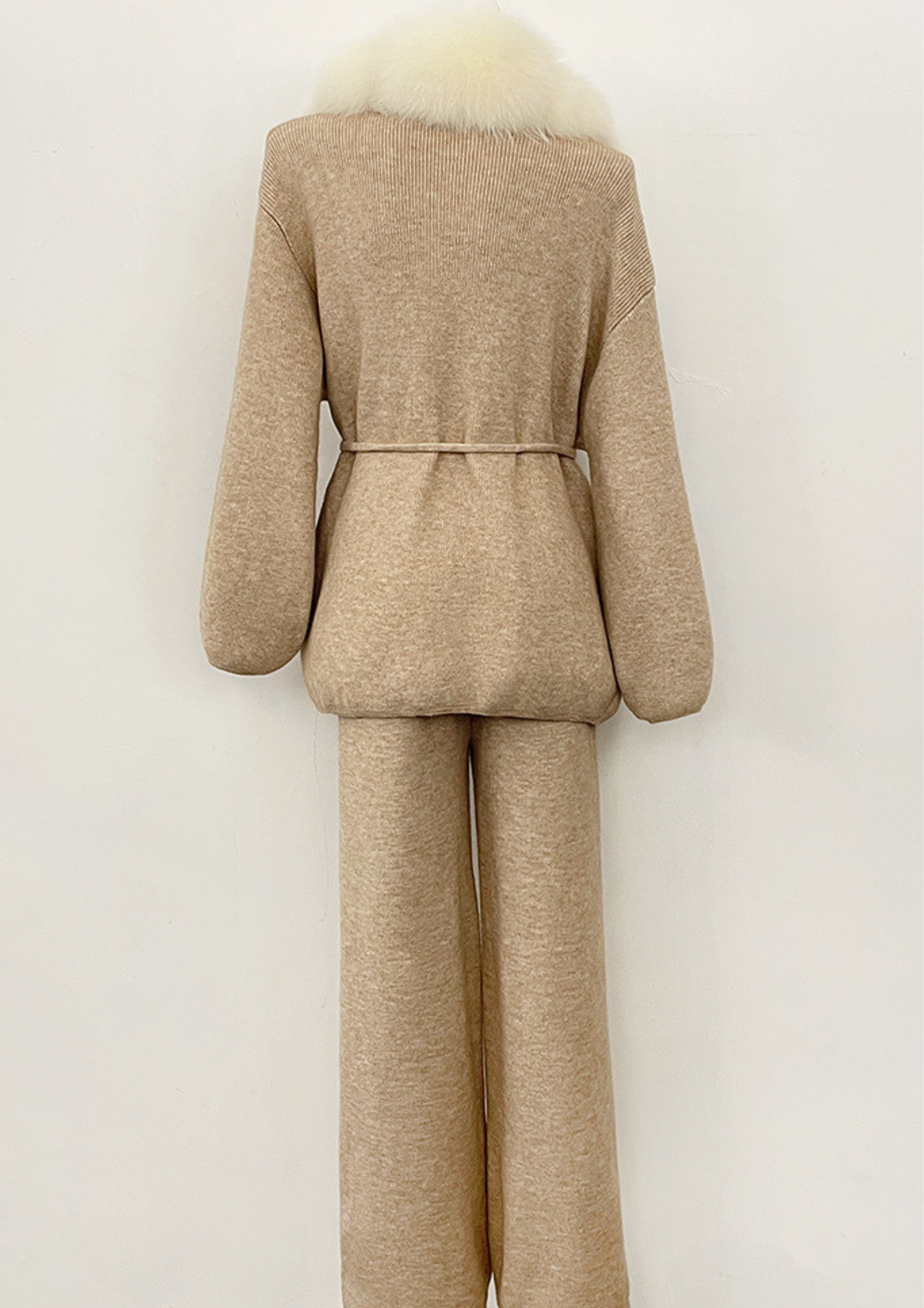 Soft Knit Luxe Fur Set
