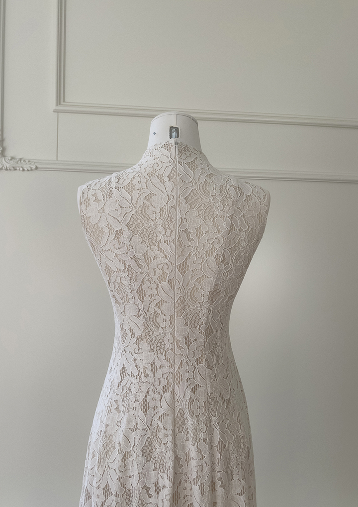 Ivory Lace Grace Maxi Dress