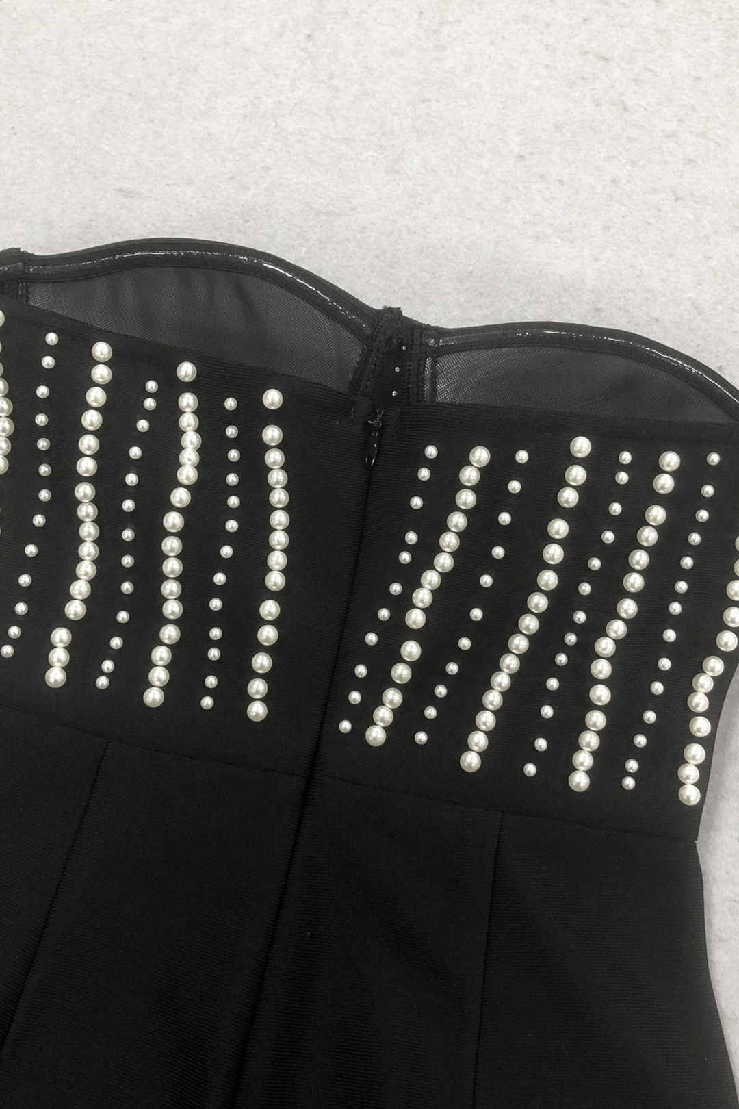 Milana Pearl Bustier Strapless Jumpsuit