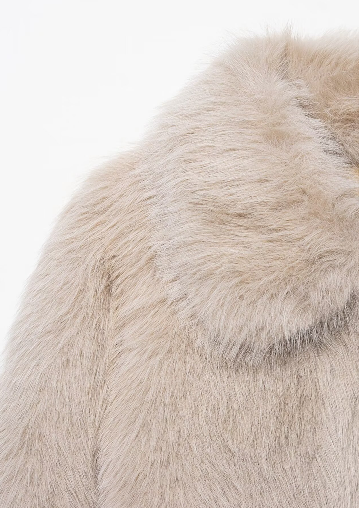 Elegant Faux Fur Jacket