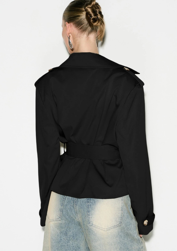 Valentina Belted Trench Jacket