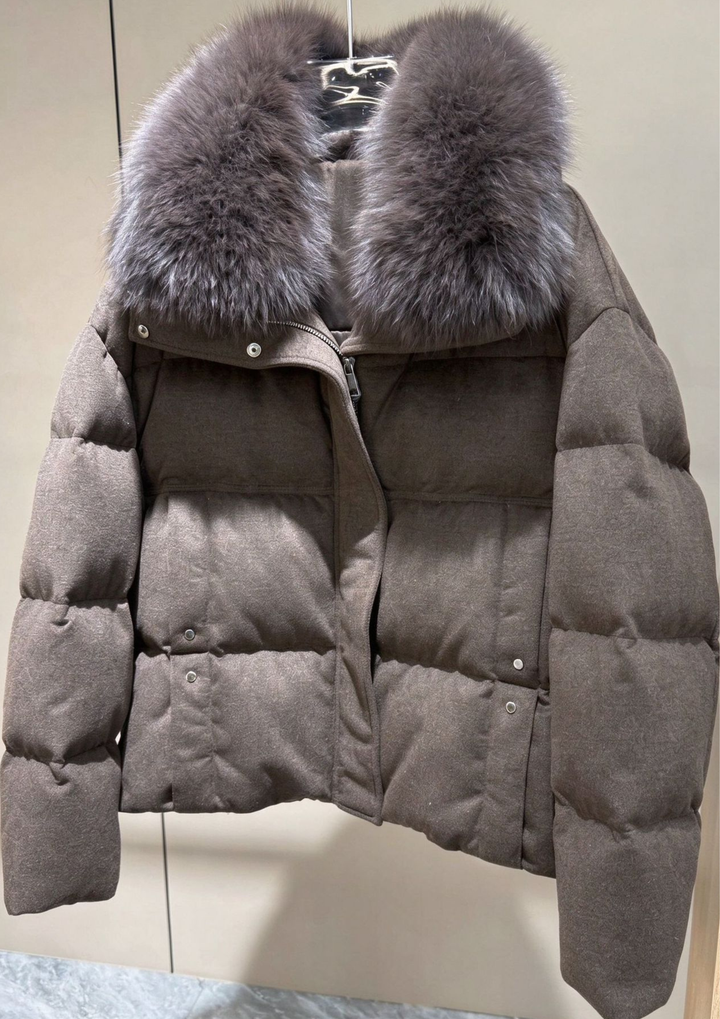 The Plush Collar Puffer Jacket