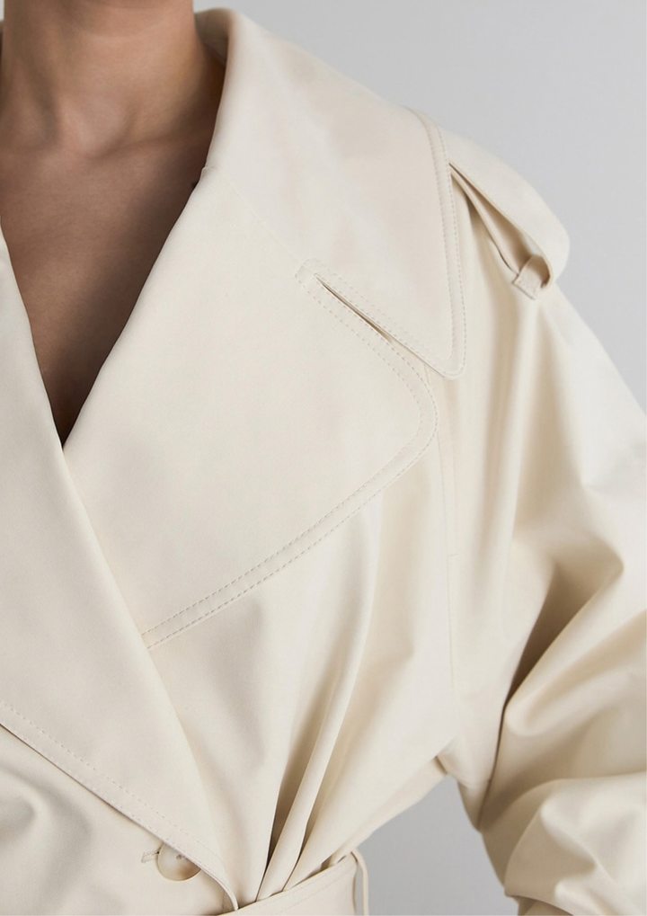 Amélie Belted Trench Jacket
