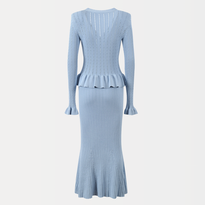 Noir  Charm Ruffle Dress