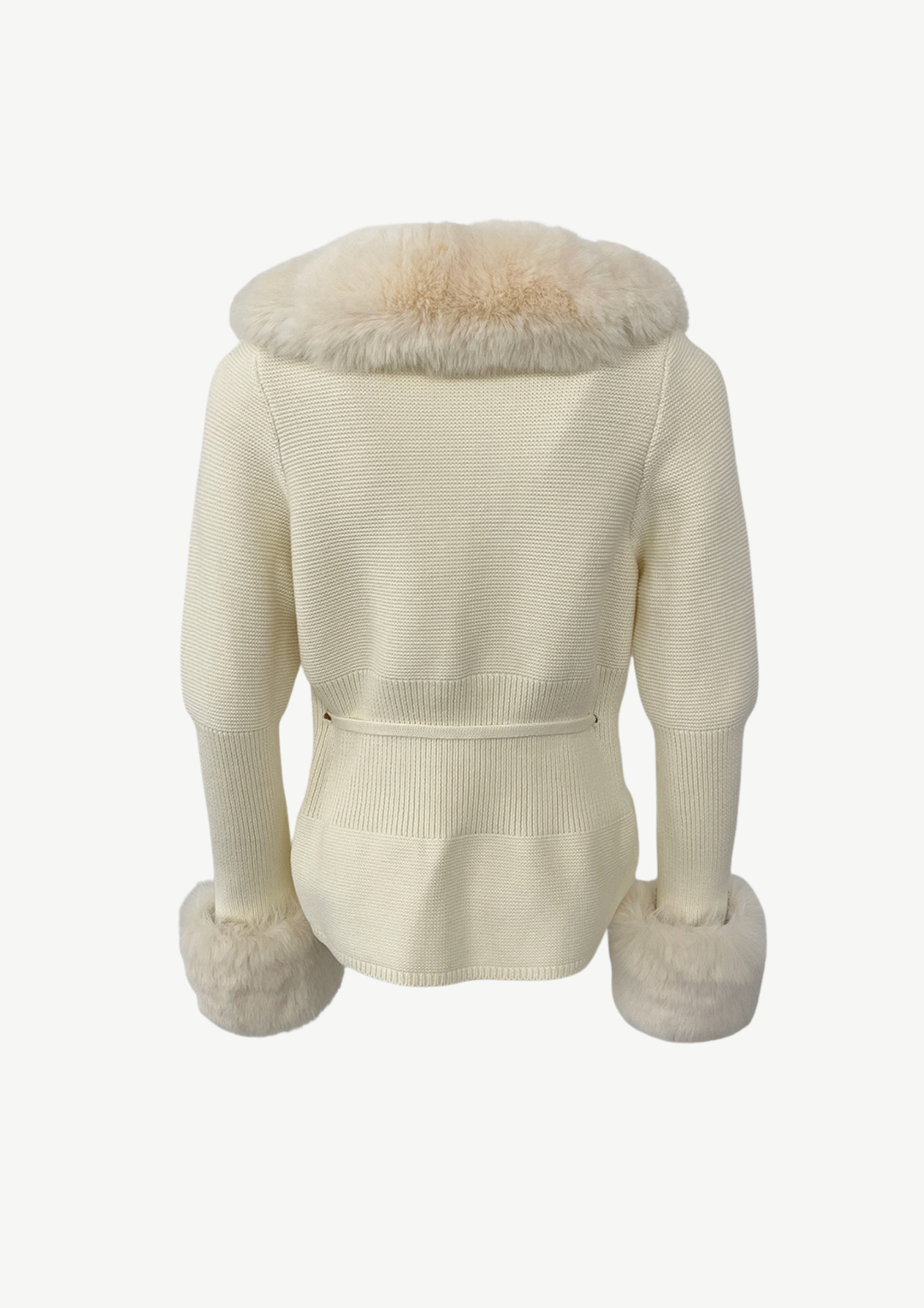 Jane Luxe Fur Knit Coat
