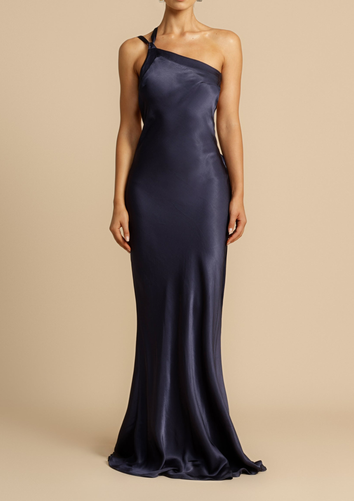 Satin Backless Elegance Maxi  Dress